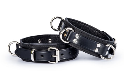 45mm Light Duty Slave Collar with 3 D~Rings